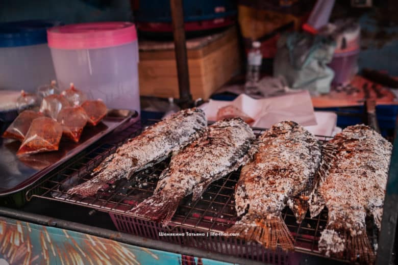 Что едят в Тайланде - рыба на гриле