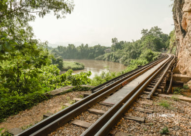 Железная дорога смерти Death railway в Канчанабури Таиланд