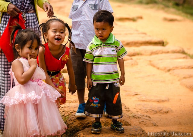 Камбоджийские дети