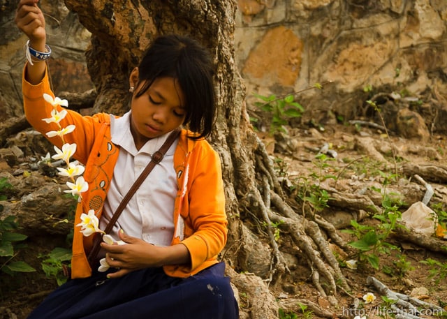 Девочка, Камбоджа