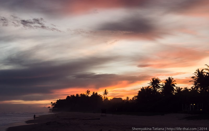 Закат, Шри Ланка