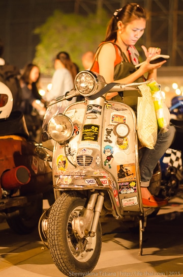 Мотороллер Vespa, Бангкок