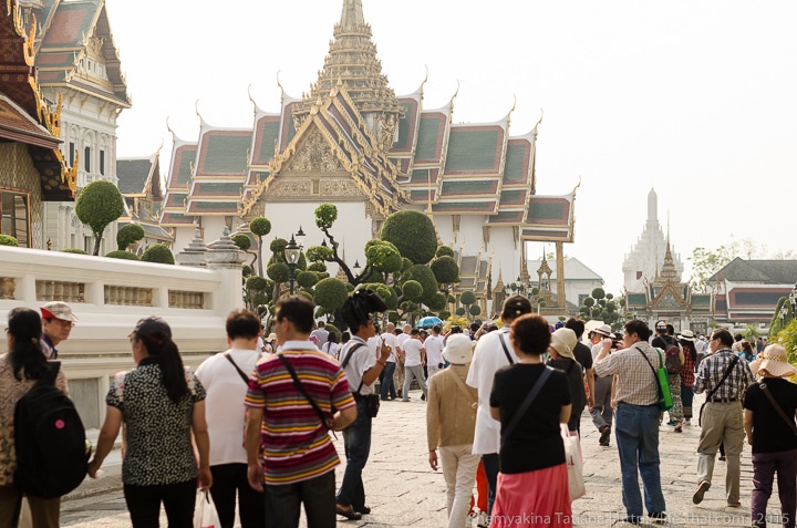 Китайские туристы, Бангкок, Королевский дворец
