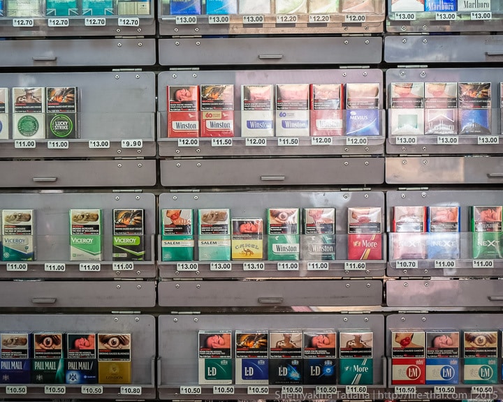 Цены на Сигареты в Сингапуре