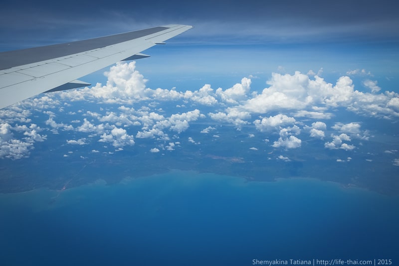 Вид из окна самолёта
