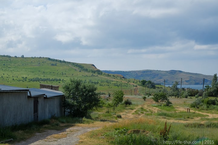Страусовая ферма в Керчи, пейзаж