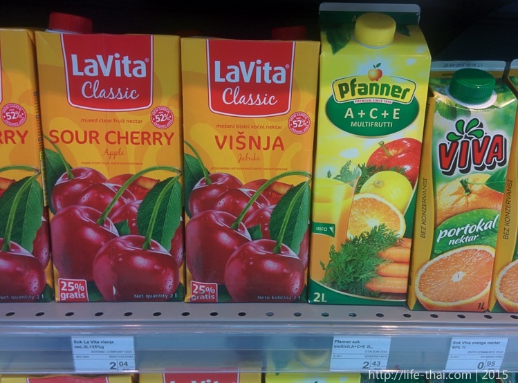 Цены на продукты в Черногории Цены на продукты в Черногории