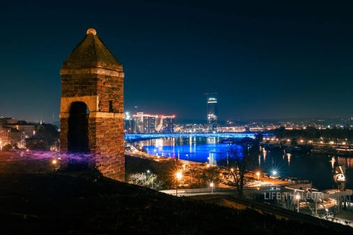 Белградская крепость ночь