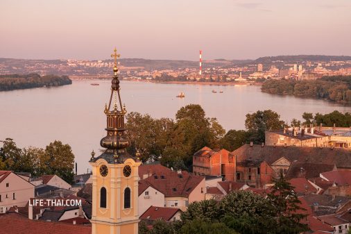 Вид на Белград с района Земун