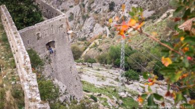 Стены и укрепления Которской крепости, Черногория