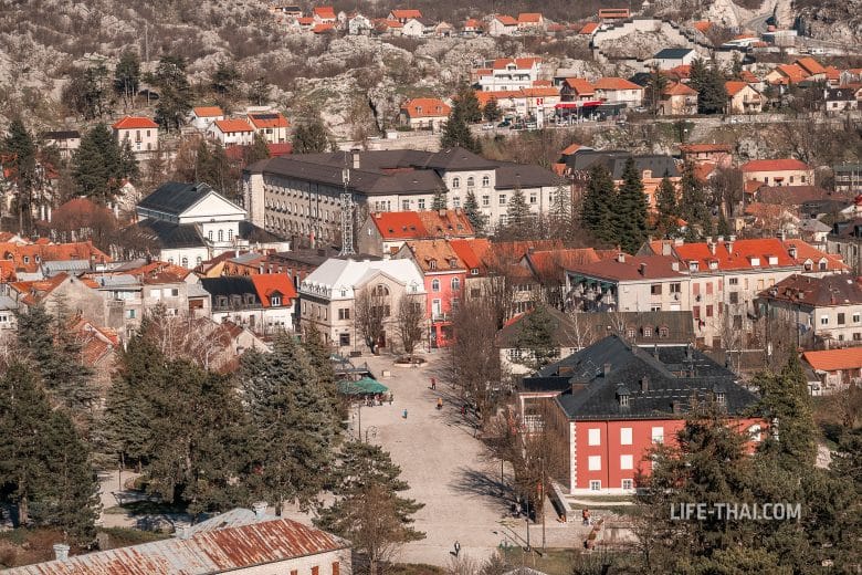 Достопримечательности города Цетинье в Черногории