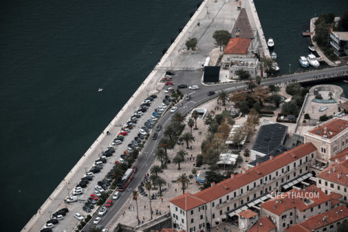 Вид на Котор с крепости святого Иоанна, Черногория