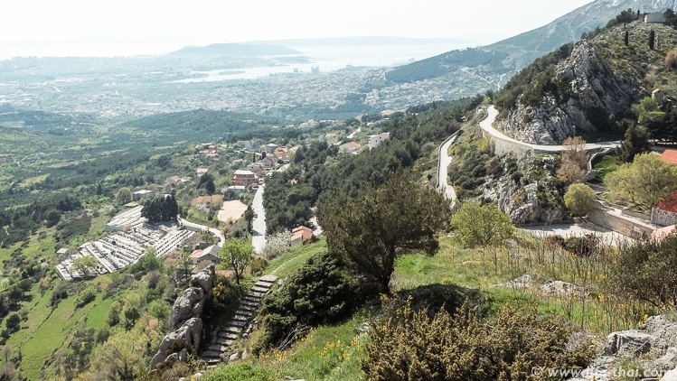 Виды с крепости Клис, Хорватия