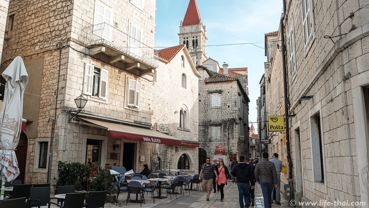 улицы старого города, Трогир, Хорватия