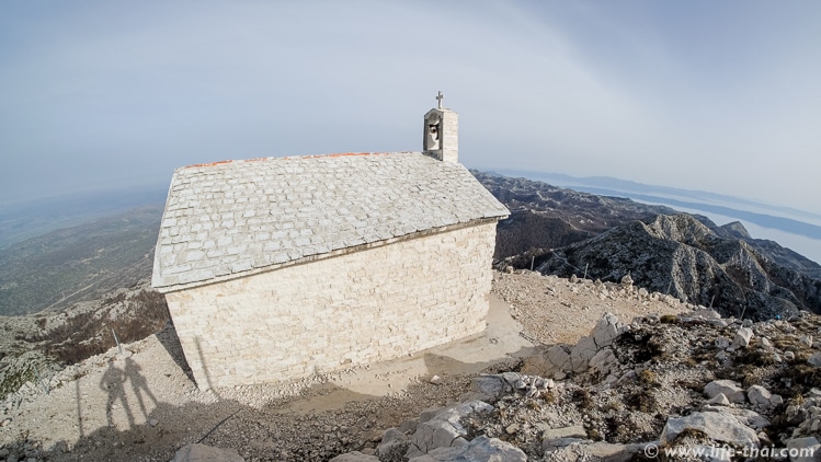 Церковь на горе Свети Юре, Биоково, Хорватия