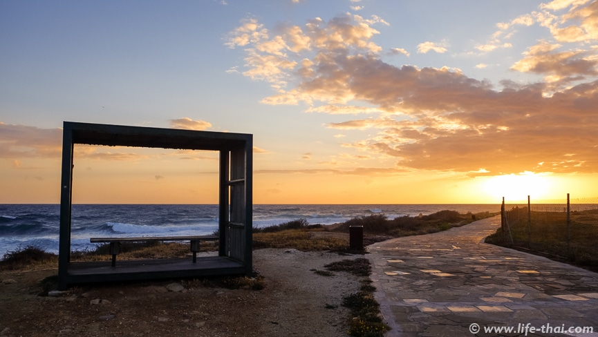 Закат на Кипре, фото