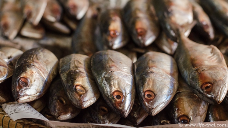 Рыба на тайском рынке