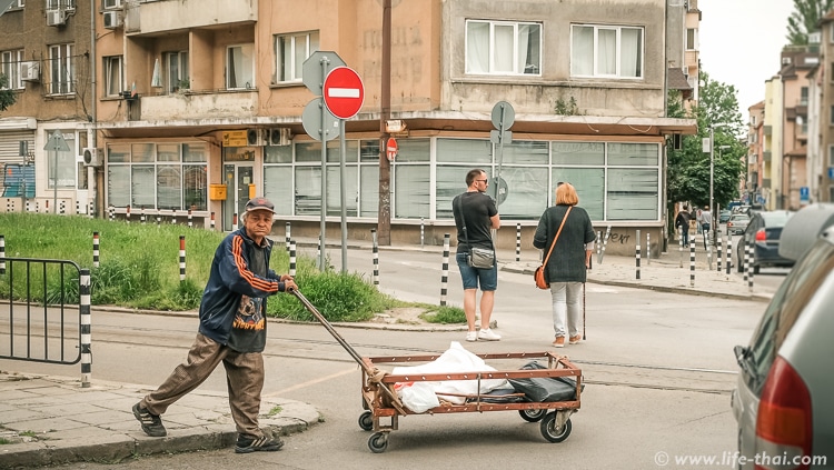 Бомжи в Софии, Болгария