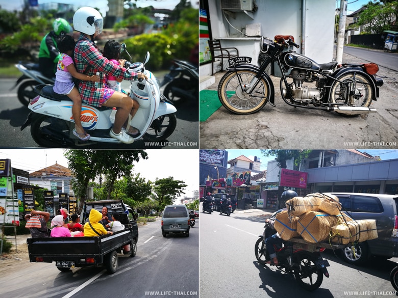 Фото: движение и транспорт на Бали