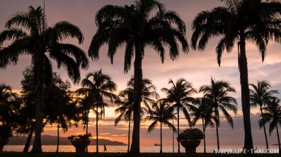 Фото Кота-Кинабалу на закате, Малайзия Фото Кота-Кинабалу на закате, Малайзия