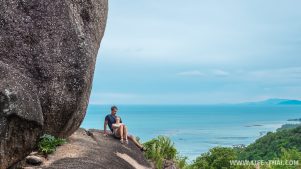 Мы около Оверлап стоун, Самуи, Таиланд Мы около Оверлап стоун, Самуи, Таиланд