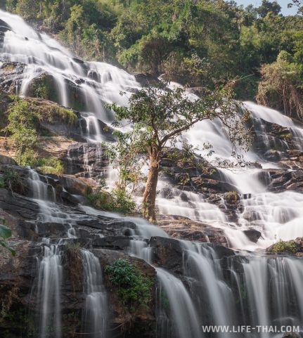Один из самых высоких водопадов в Таиланде - Mae Ya