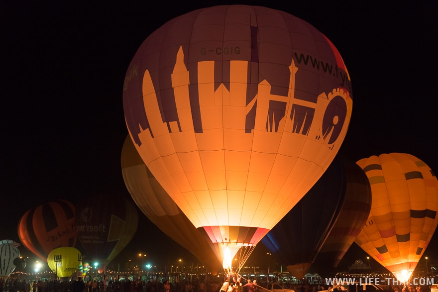 Фестиваль воздушных шаров в Чиангмае