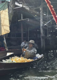 плавучий рынок Дамноен Садуак в Бангкоке