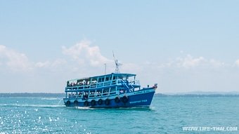 Лодка-паром на ко Самет из Бан Пхе