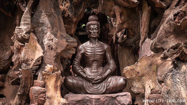 Статуя монаха, Таиланд