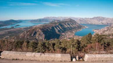 Как выглядит хребет Врмац в Черногории