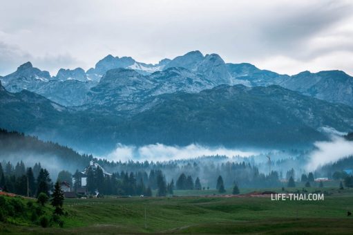 Нац. парк Дурмитор в Черногории - это горы со снегом даже в июне