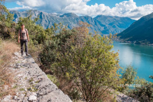 Пешеходный маршрут к форту Св. Андрия в Черногории
