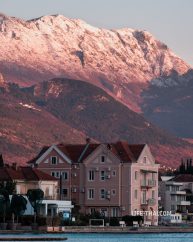 Закат в Тивате зимой, Черногория