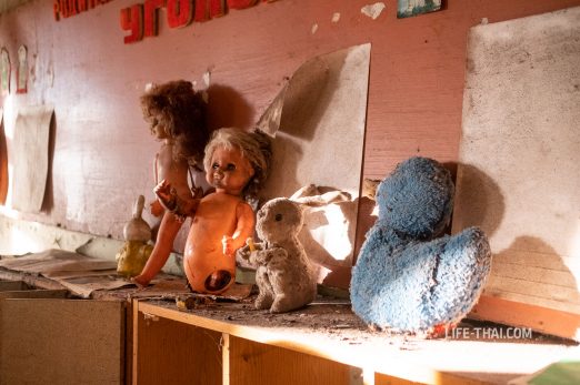 Заброшенный детский сад в зоне отчуждения, Украина