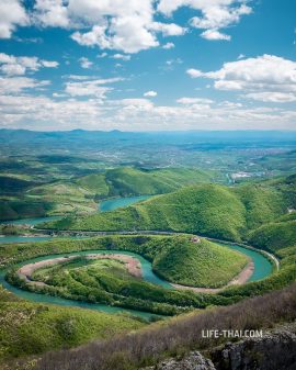 Меандра западной Моравы в Овчарско-Кабларской клисуре