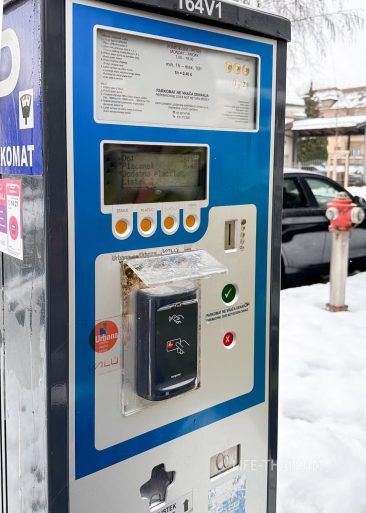 Оплата парковки в Любляне