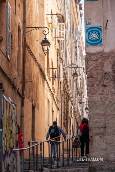 улицы района Ле Панье в Марселе