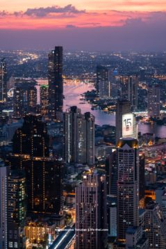 Вид на Бангкок со смотровой башни Маханакхон