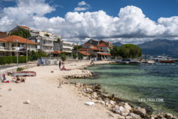 Пляжи и море на курорте Дженовичи в Черногории